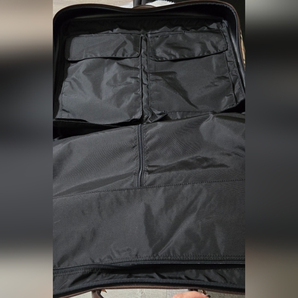 Burberry Plaid Leather Trimmed Luggage - Picture 6 of 10